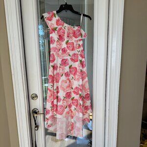 Floral kids dress w/ matching headband